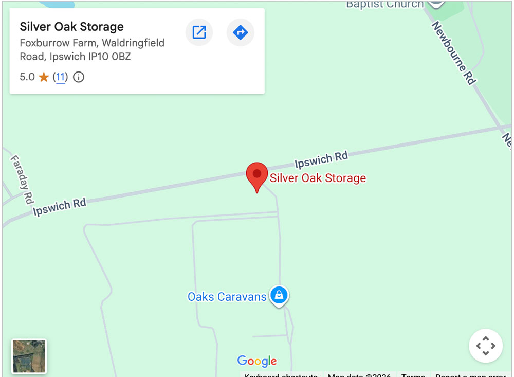 MapLocation-2 Location map for Silver Oak Storage